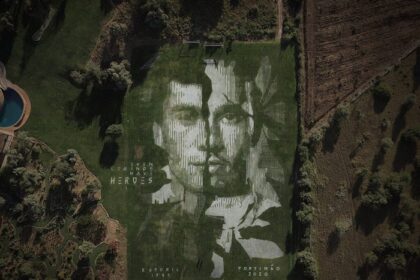 Algarve artist wows again with giant painting of F1 legends