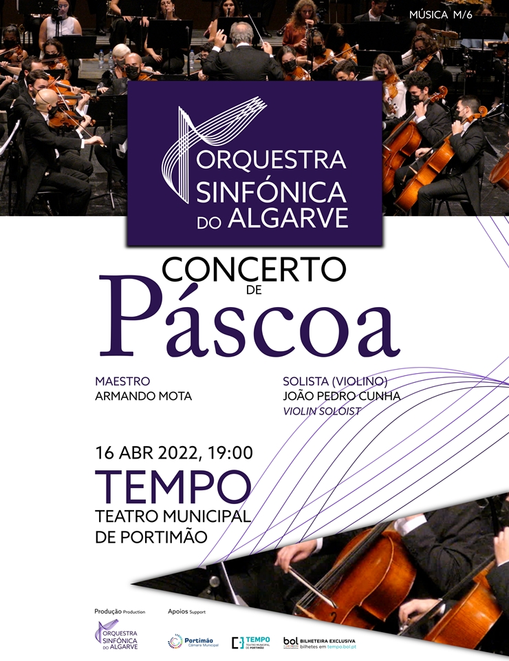 Orquestra Sinfónica do Algarve TEMPO Abril 16, 2022