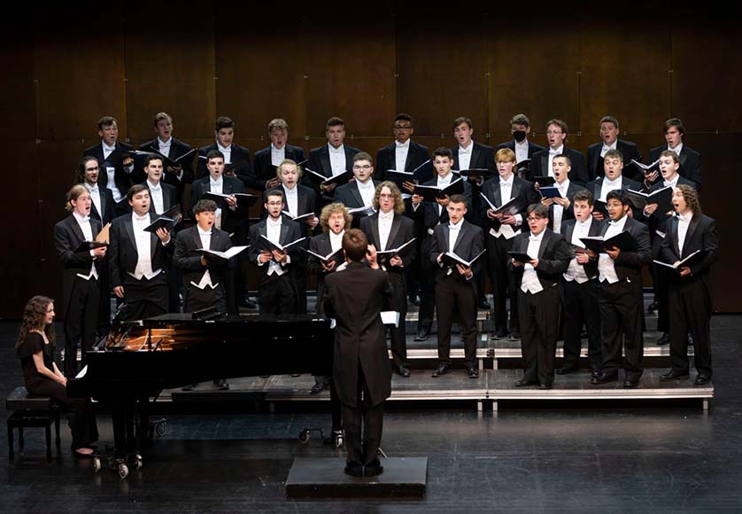 American Glee Club at the Carlos do Carmo Auditorium in Lagoa, Algarve, Portugal