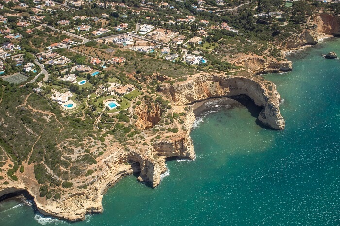 Algarve from 1,000 feet above sea level - Sagres