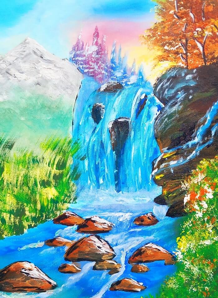 Waterfall, by Jasmin Chouikha