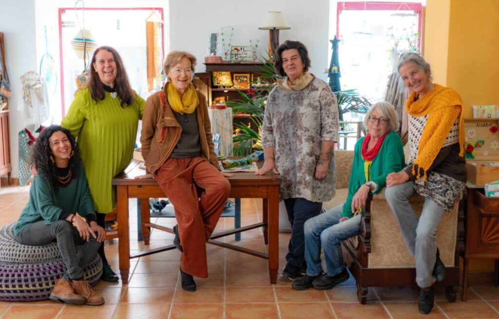 Members of ColaborArte - Patrícia Marques, Margarida Palma Gomes, Marion Buz, Manoli Ortiz de la Torre, Elke Grath, Susanne Drohla