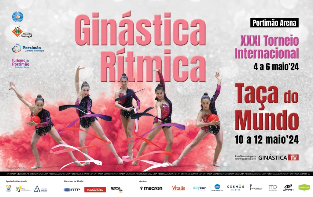 Portimão welcomes Rhythmic Gymnastics World Cup and International Tournament starting this May 4 2024
