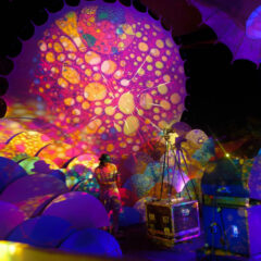 The magic of Bernd Koch’s light shows has been shining at events for over 30 years