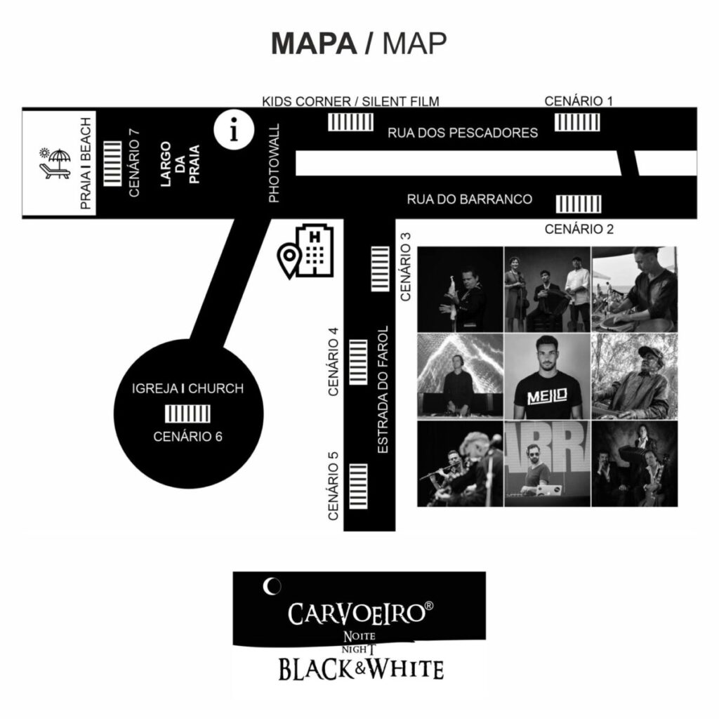 Carvoeiro Black & White Night 2025 programme - 2
