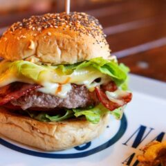 A tourist at home: Enjoying a relaxed round of mini golf after a taste of one of the world’s 50 best burgers