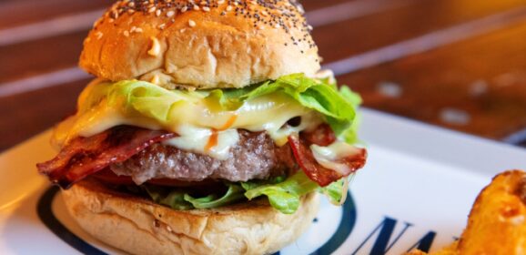 A tourist at home: Enjoying a relaxed round of mini golf after a taste of one of the world’s 50 best burgers