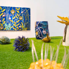Works by António Vasconcelos Lapa on display in Silves
