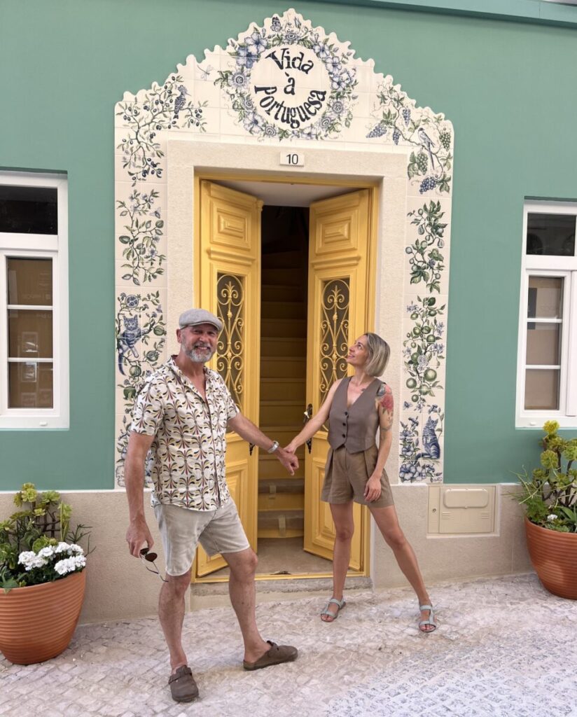 Algarve Artist Inna Iefimenko and Fernando