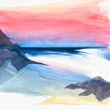 Local artist Anke Punt Bach unveils 23 watercolour-on-wood abstract paintings