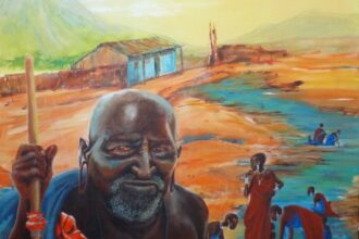 Engaruka Mzee Olepello by BJ Boulter